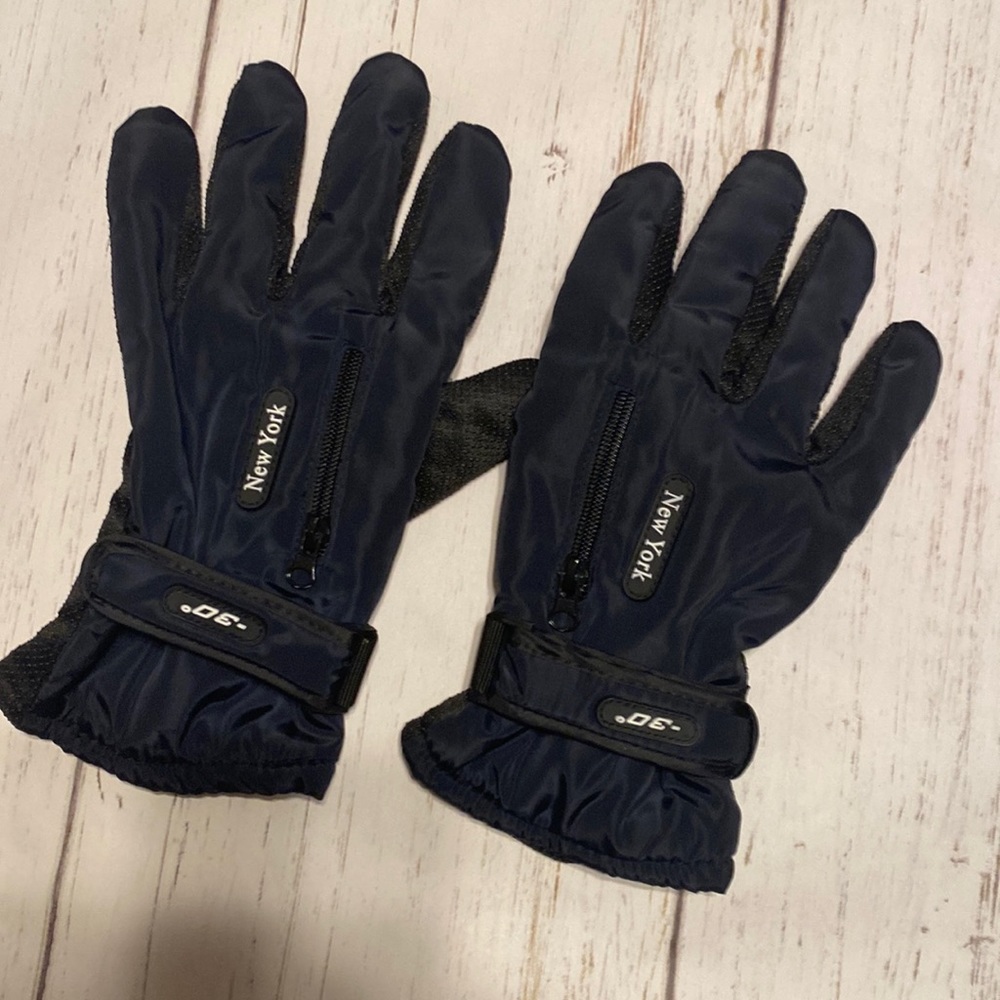 New York Mens winter cloves color black